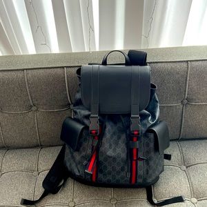 Authentic Gucci Mens Backpack